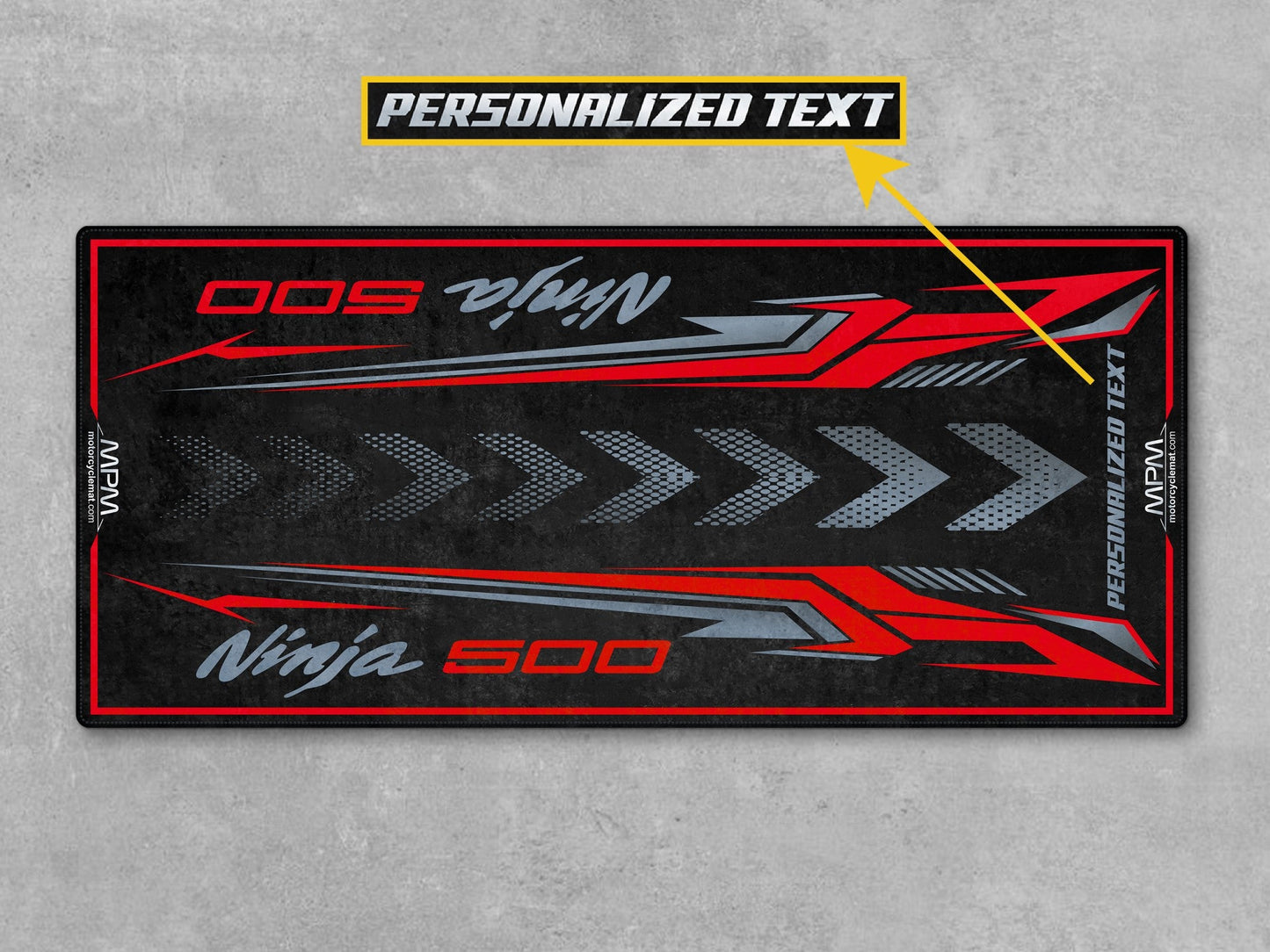 MPM Motorcycle Mat for Kawasaki Ninja 500 SE - MM4230 - Howling Moto