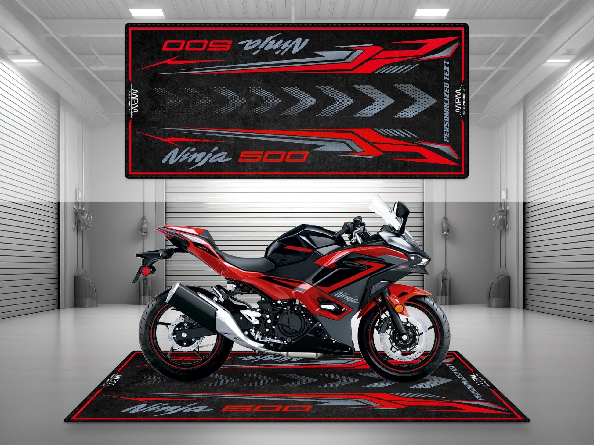 MPM Motorcycle Mat for Kawasaki Ninja 500 SE - MM4230 - Howling Moto