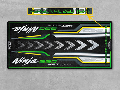 MPM Motorcycle Mat for Kawasaki Ninja 650 KRT Edition - MM7389 - Howling Moto
