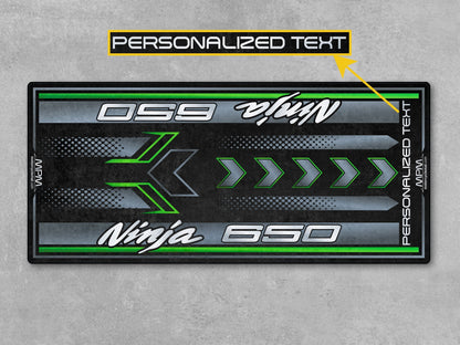 MPM Motorcycle Mat for Kawasaki Ninja 650 - MM7388 - Howling Moto