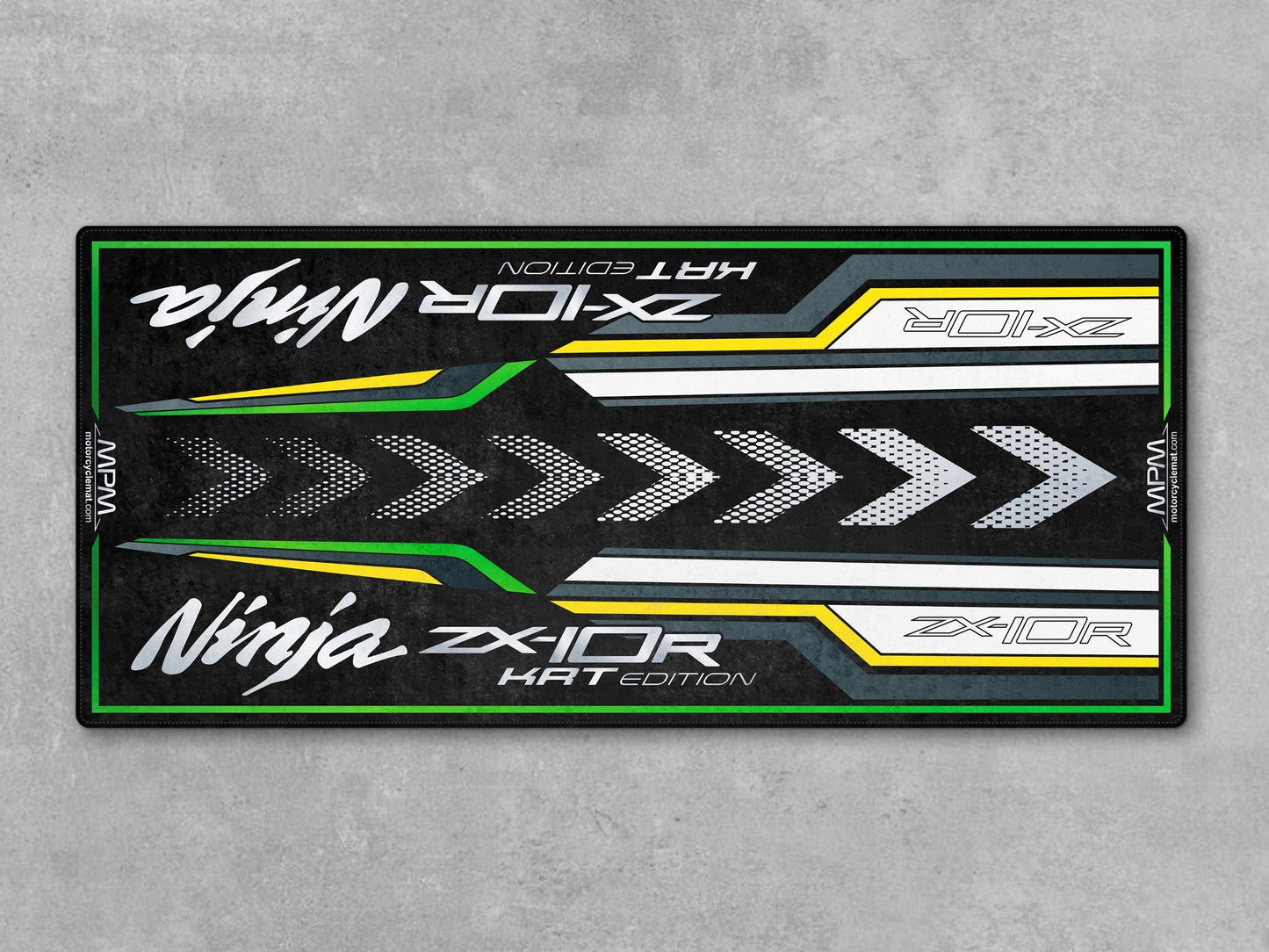 MPM Motorcycle Mat for Kawasaki Ninja ZX-10R KRT Edition - MM7399 - Howling Moto