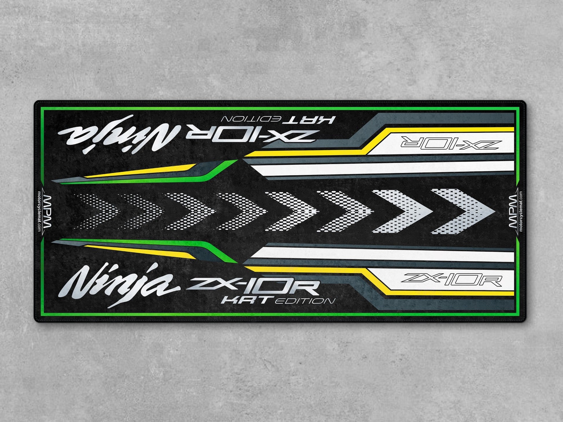 MPM Motorcycle Mat for Kawasaki Ninja ZX-10R KRT Edition - MM7399 - Howling Moto