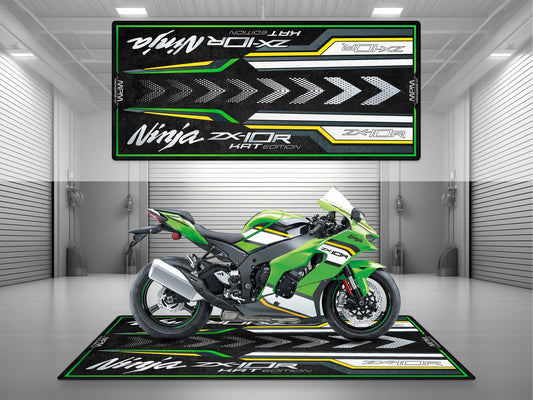 MPM Motorcycle Mat for Kawasaki Ninja ZX-10R KRT Edition - MM7399 - Howling Moto
