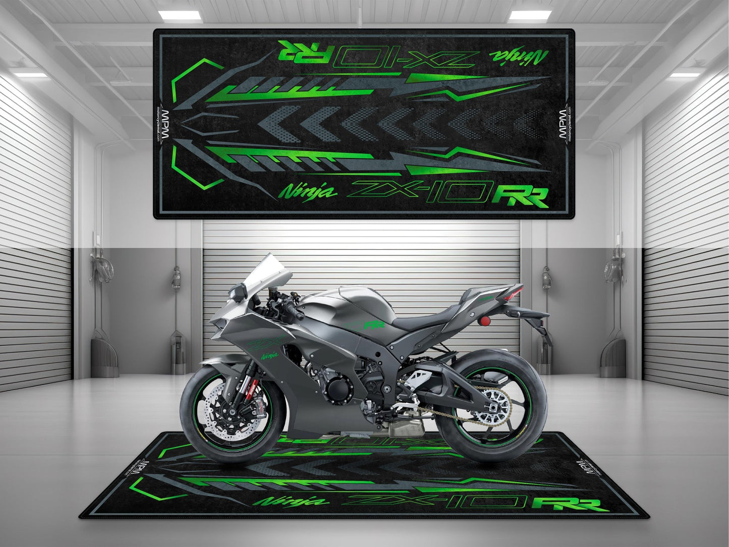 MPM Motorcycle Mat for Kawasaki Ninja ZX-10RR 2024 - MM7401 - Howling Moto