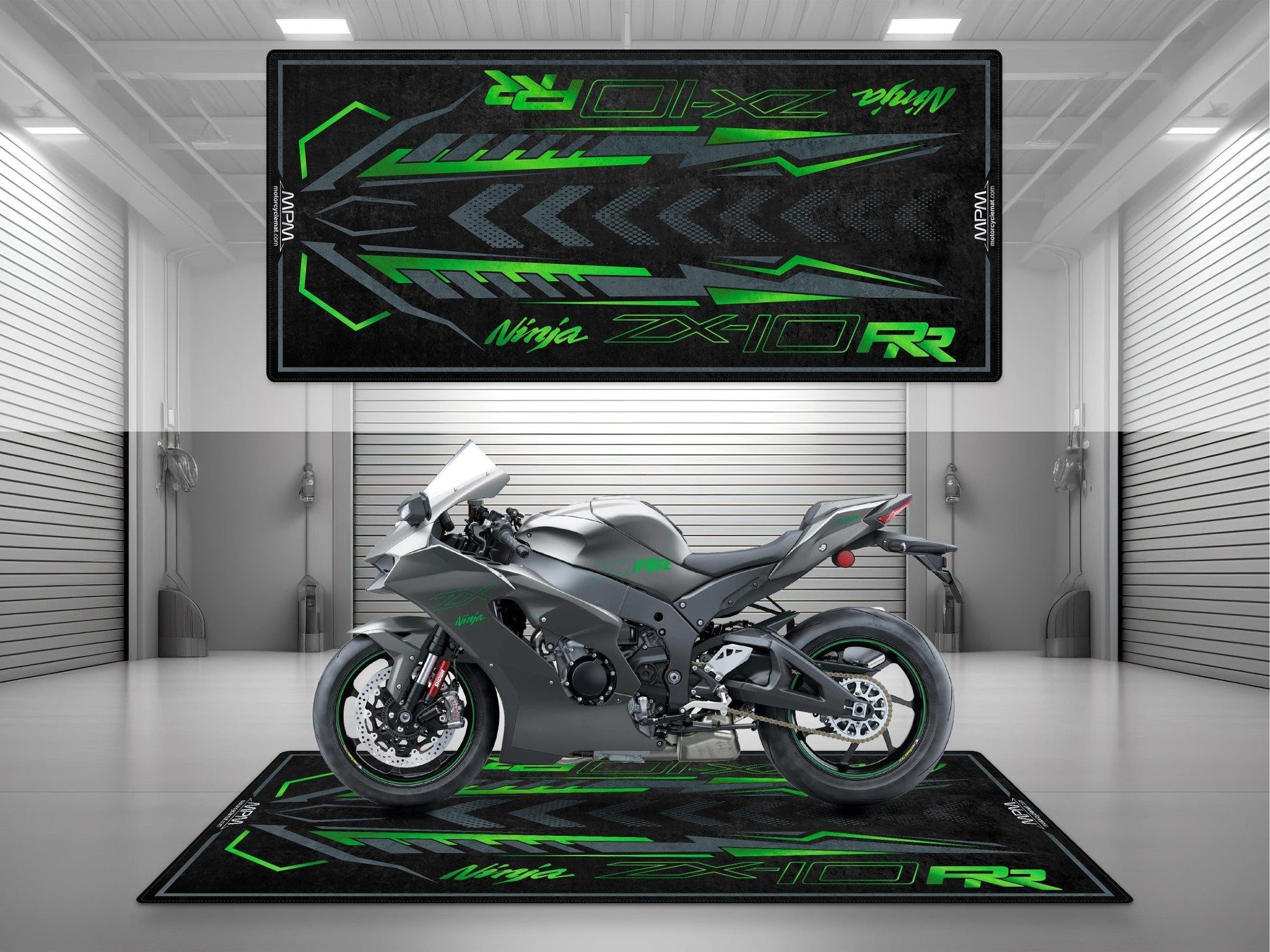 MPM Motorcycle Mat for Kawasaki Ninja ZX-10RR 2024 - MM7401 - Howling Moto