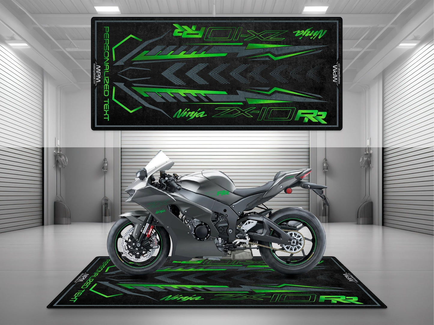 MPM Motorcycle Mat for Kawasaki Ninja ZX-10RR 2024 - MM7401 - Howling Moto