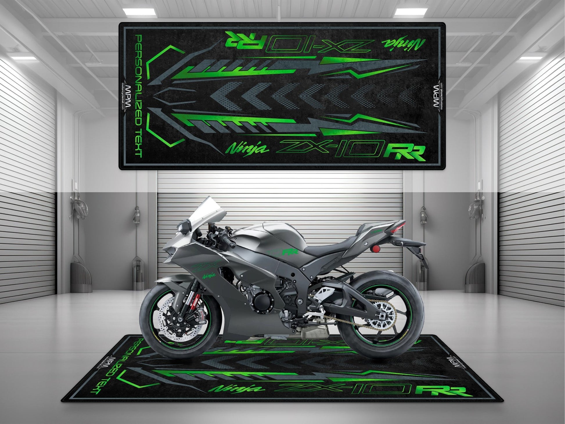 MPM Motorcycle Mat for Kawasaki Ninja ZX-10RR 2024 - MM7401 - Howling Moto