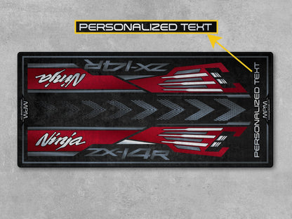 MPM Motorcycle Mat for Kawasaki Ninja ZX-14R - MM7403 - Howling Moto