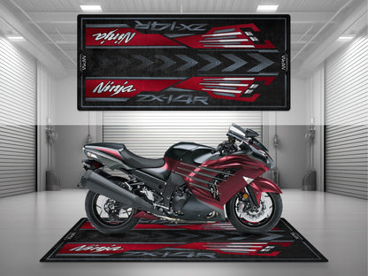 MPM Motorcycle Mat for Kawasaki Ninja ZX-14R - MM7403 - Howling Moto