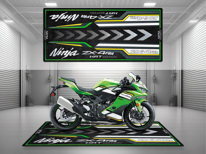 MPM Motorcycle Mat for Kawasaki Ninja ZX-4RR KRT Edition - MM7393 - Howling Moto