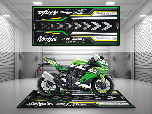 MPM Motorcycle Mat for Kawasaki Ninja ZX-4RR KRT Edition - MM7393 - Howling Moto