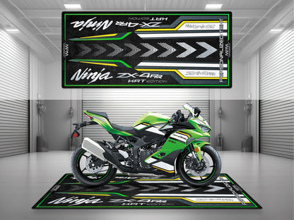 MPM Motorcycle Mat for Kawasaki Ninja ZX-4RR KRT Edition - MM7393 - Howling Moto