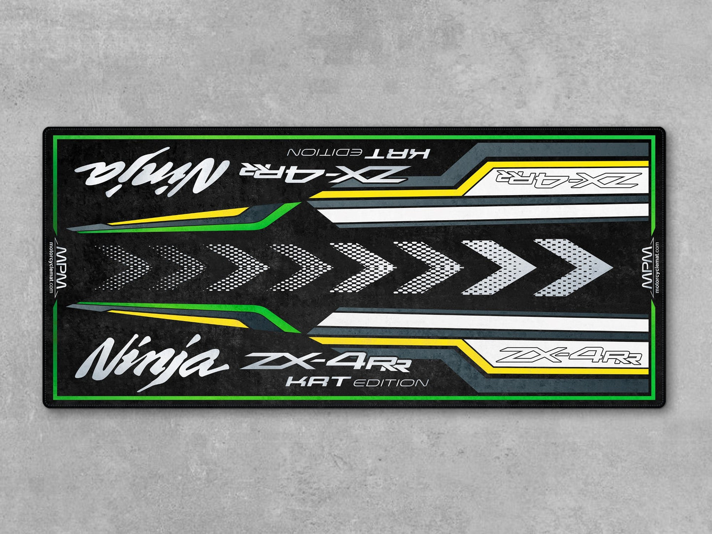 MPM Motorcycle Mat for Kawasaki Ninja ZX-4RR KRT Edition - MM7393 - Howling Moto
