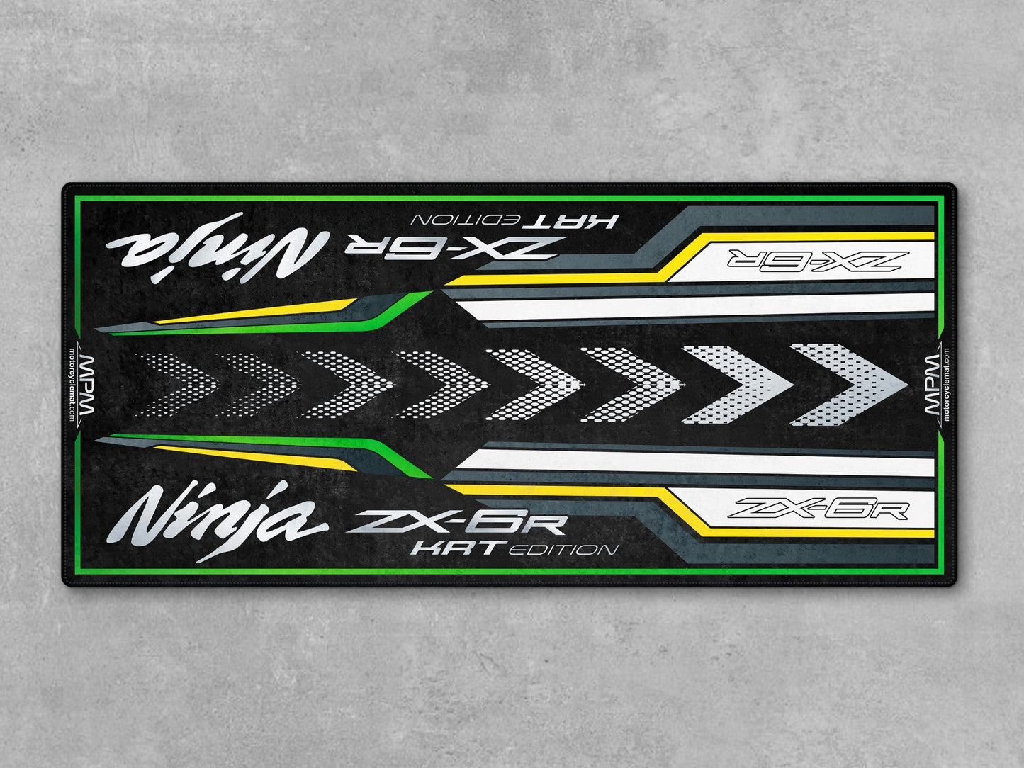 MPM Motorcycle Mat for Kawasaki Ninja ZX-6R KRT Edition - MM7396 - Howling Moto