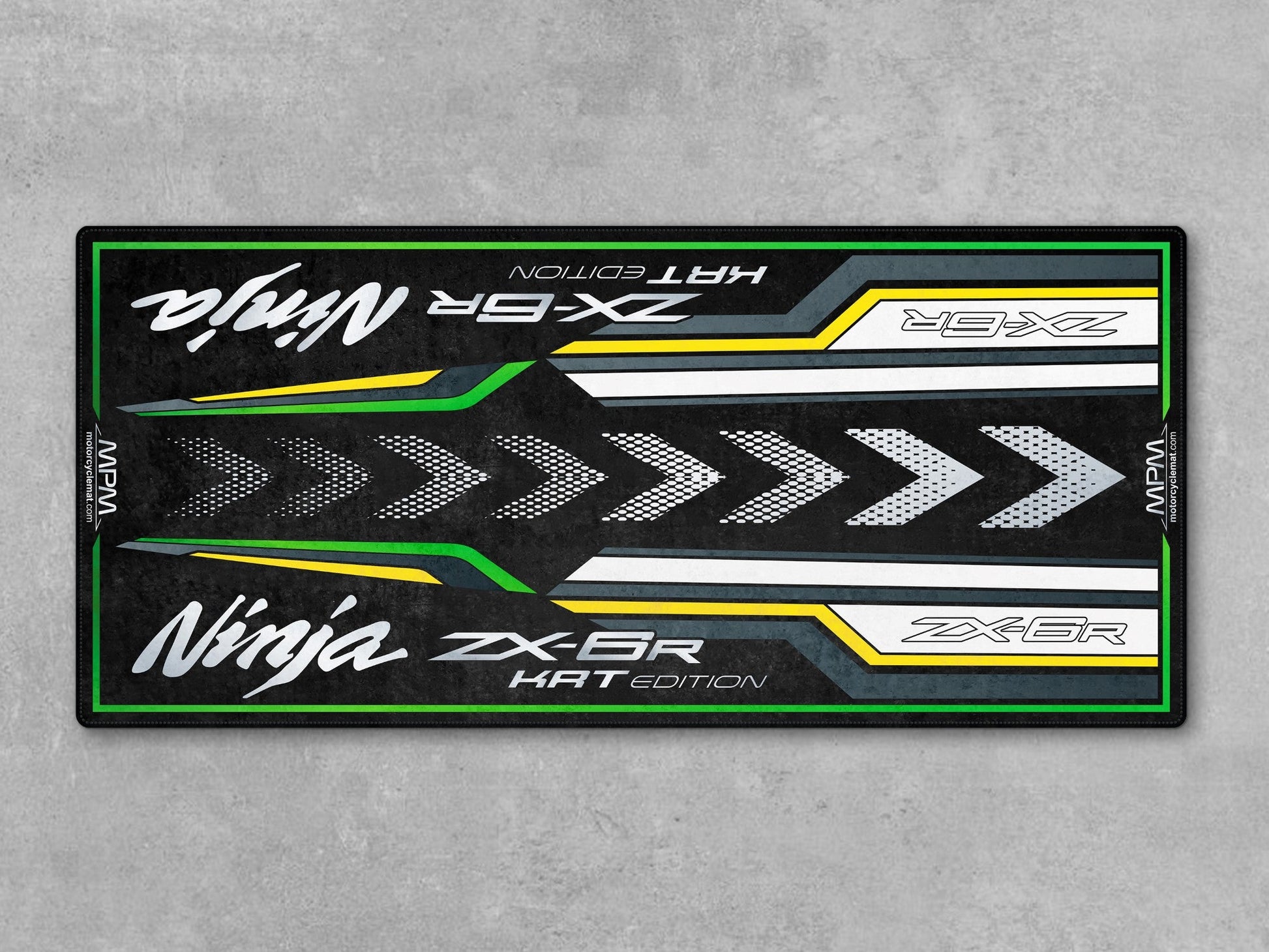 MPM Motorcycle Mat for Kawasaki Ninja ZX-6R KRT Edition - MM7396 - Howling Moto