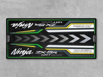 MPM Motorcycle Mat for Kawasaki Ninja ZX-6R KRT Edition - MM7396 - Howling Moto