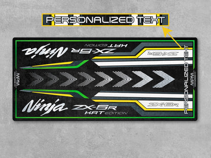 MPM Motorcycle Mat for Kawasaki Ninja ZX-6R KRT Edition - MM7396 - Howling Moto