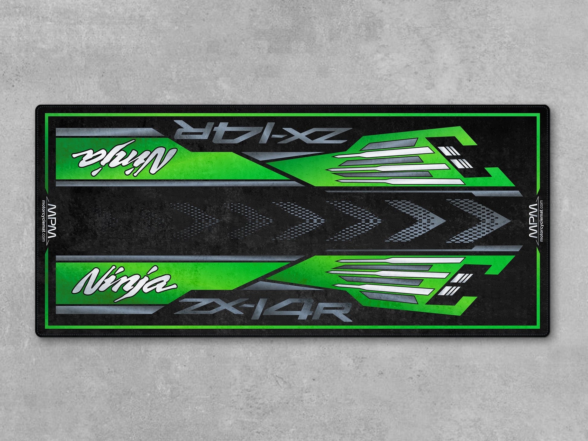 MPM Motorcycle Mat for Kawasaki Ninja ZX-14R - MM7403 - Howling Moto
