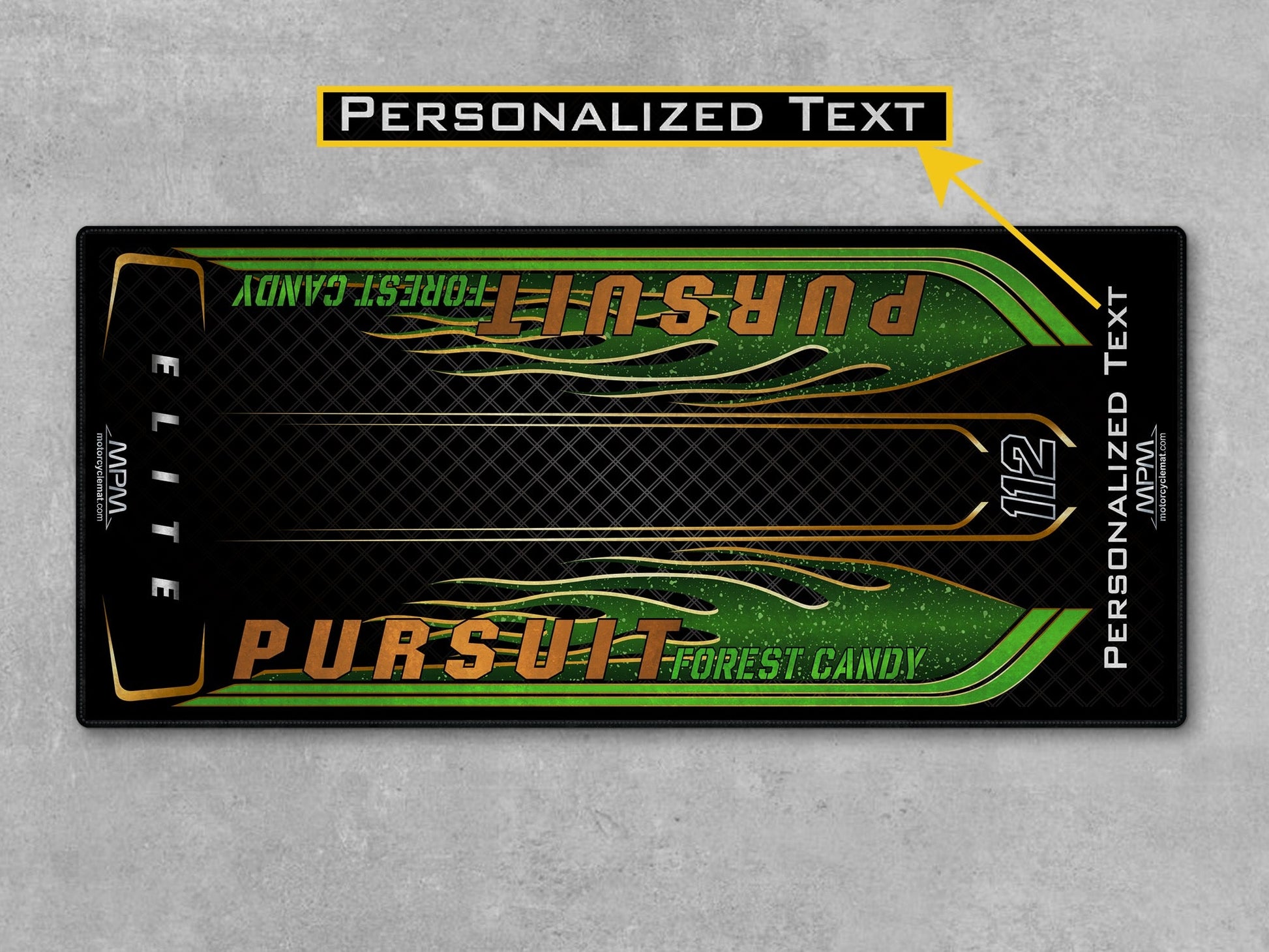 MPM Motorcycle Mat for Indian Pursuit Elite - U305 - Howling Moto