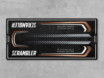 MPM Motorcycle Mat for Scrambler 10th Anniversary Rizoma Edition - MM4207 - Howling Moto