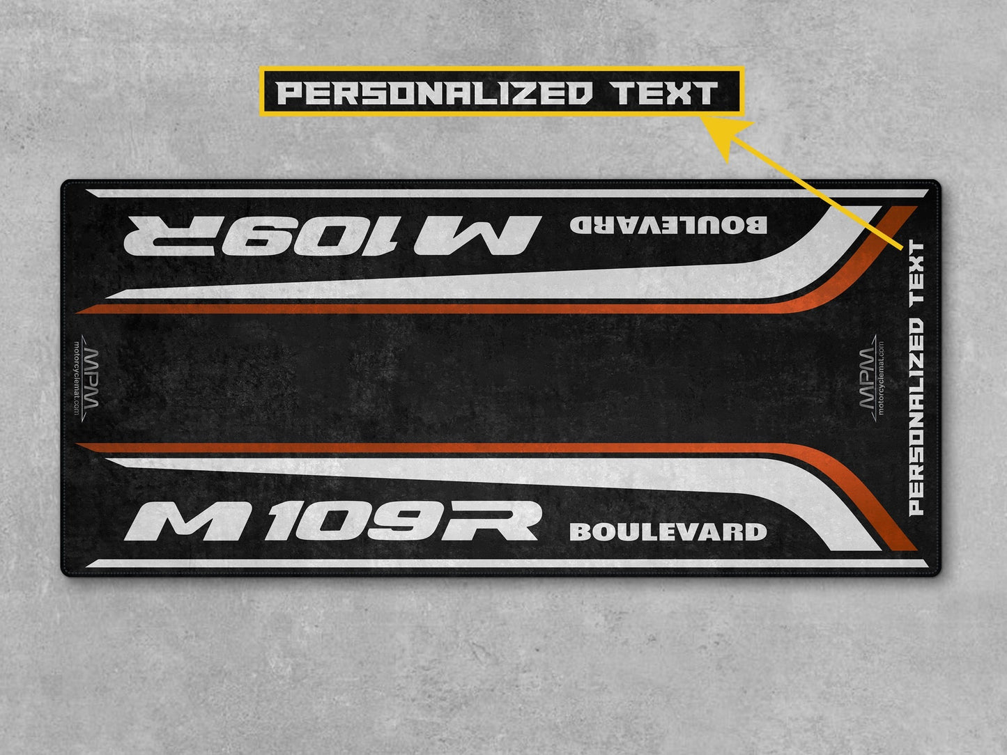 MPM Motorcycle Mat for Suzuki Boulevard M109R - MM7366 - Howling Moto