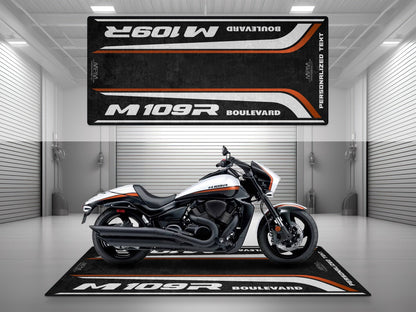 MPM Motorcycle Mat for Suzuki Boulevard M109R - MM7366 - Howling Moto