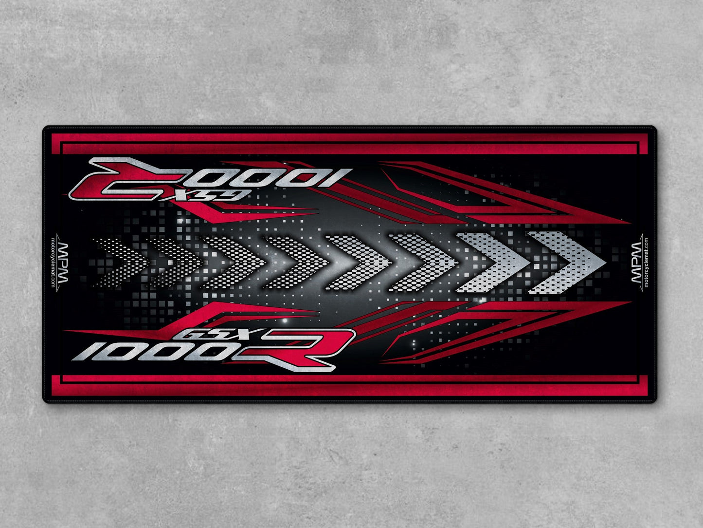 MPM Motorcycle Mat for 2025 Suzuki GSX-R1000 - U103 - Howling Moto