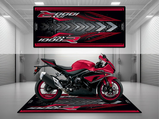 MPM Motorcycle Mat for 2025 Suzuki GSX-R1000 - U103 - Howling Moto