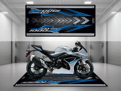 MPM Motorcycle Mat for 2025 Suzuki GSX-R1000 - U103 - Howling Moto