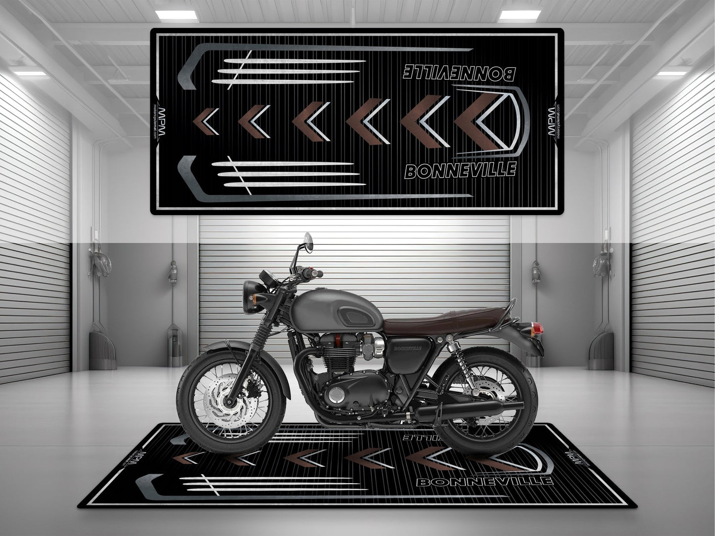 MPM Motorcycle Mat for Bonneville - U1300 - Howling Moto
