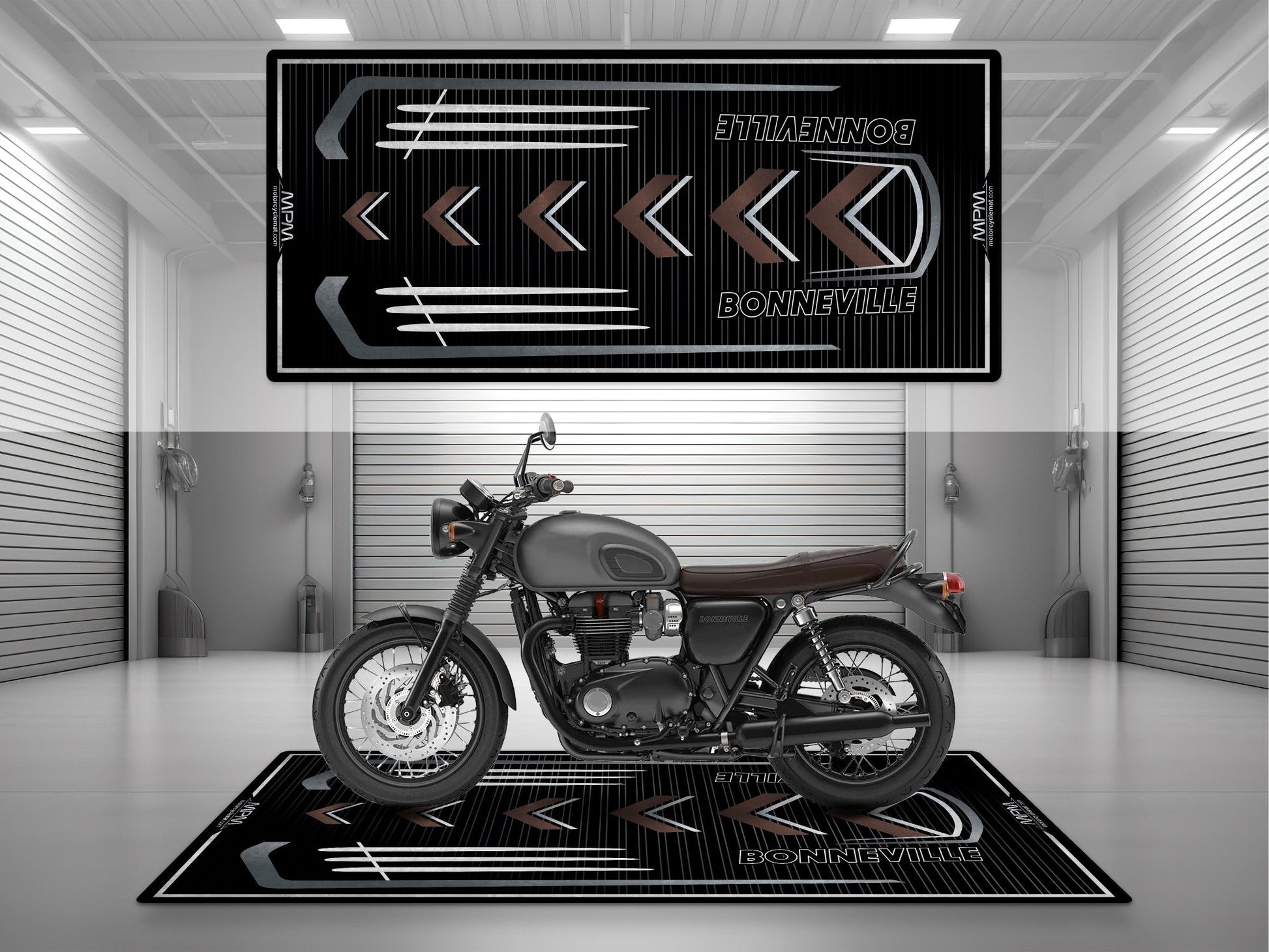 MPM Motorcycle Mat for Bonneville - U1300 - Howling Moto