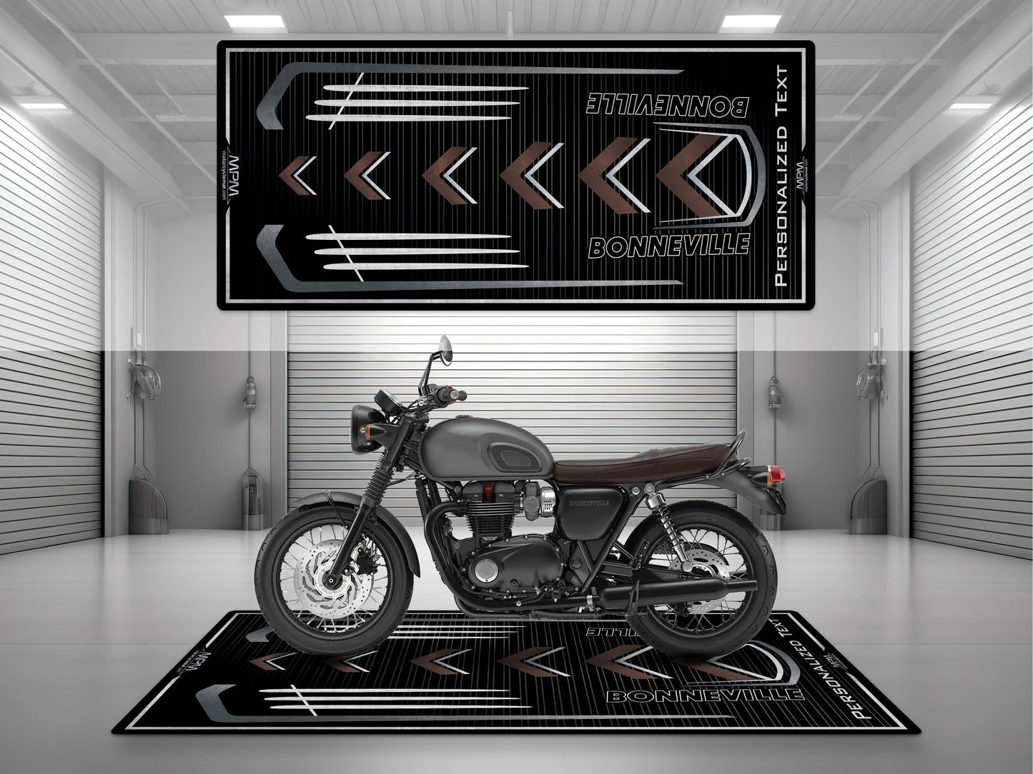 MPM Motorcycle Mat for Bonneville - U1300 - Howling Moto