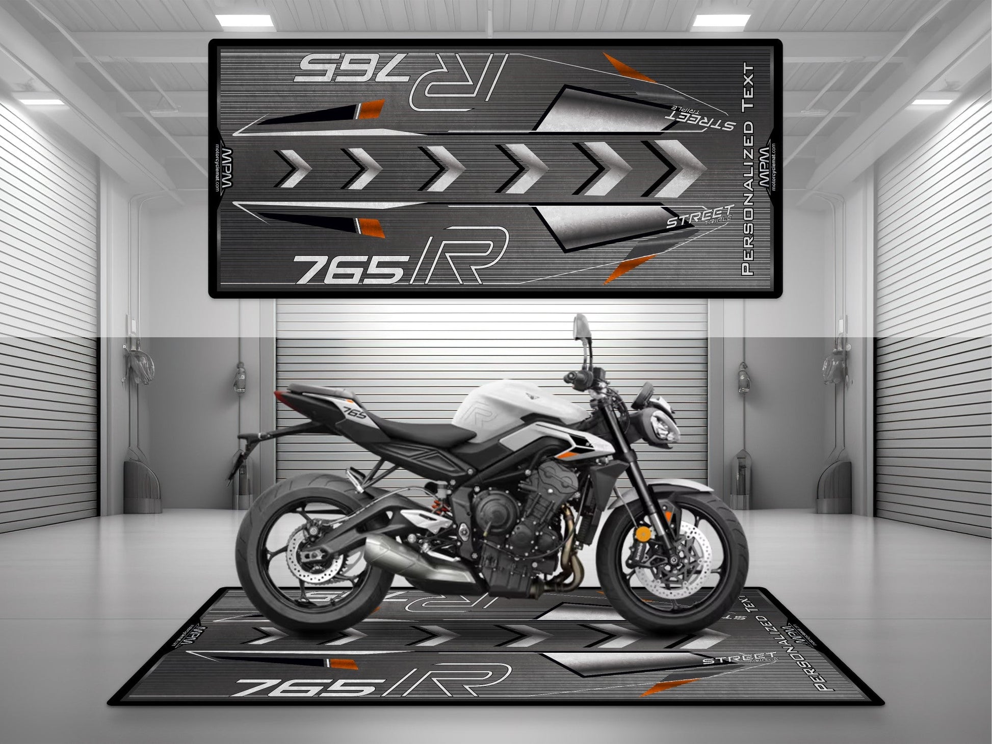 MPM Motorcycle Mat for Street Triple 765 R - U1301 - Howling Moto