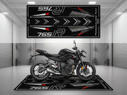 MPM Motorcycle Mat for Street Triple 765 R - U1301 - Howling Moto