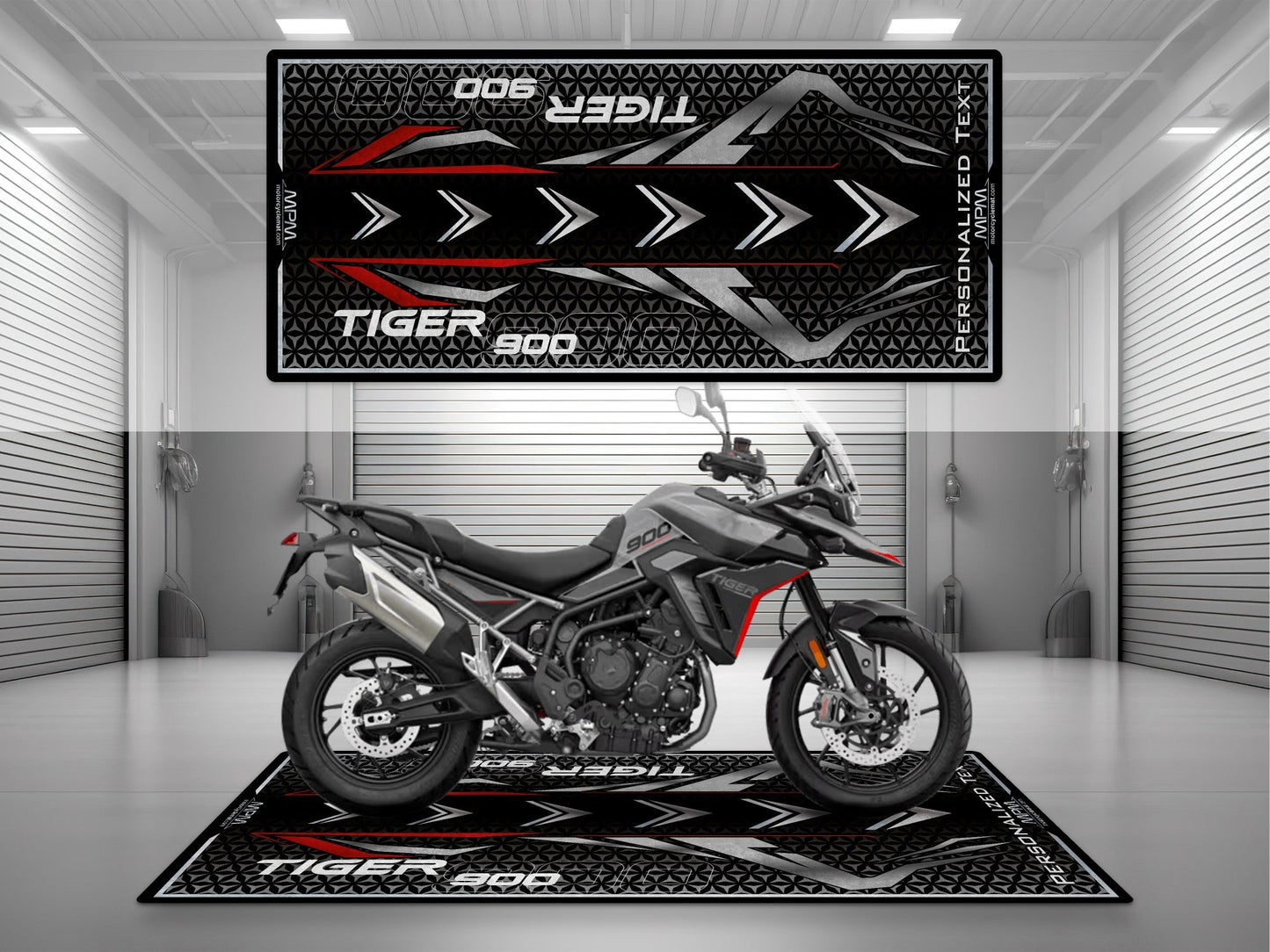 MPM Motorcycle Mat for Tiger 900 - U1302 - Howling Moto