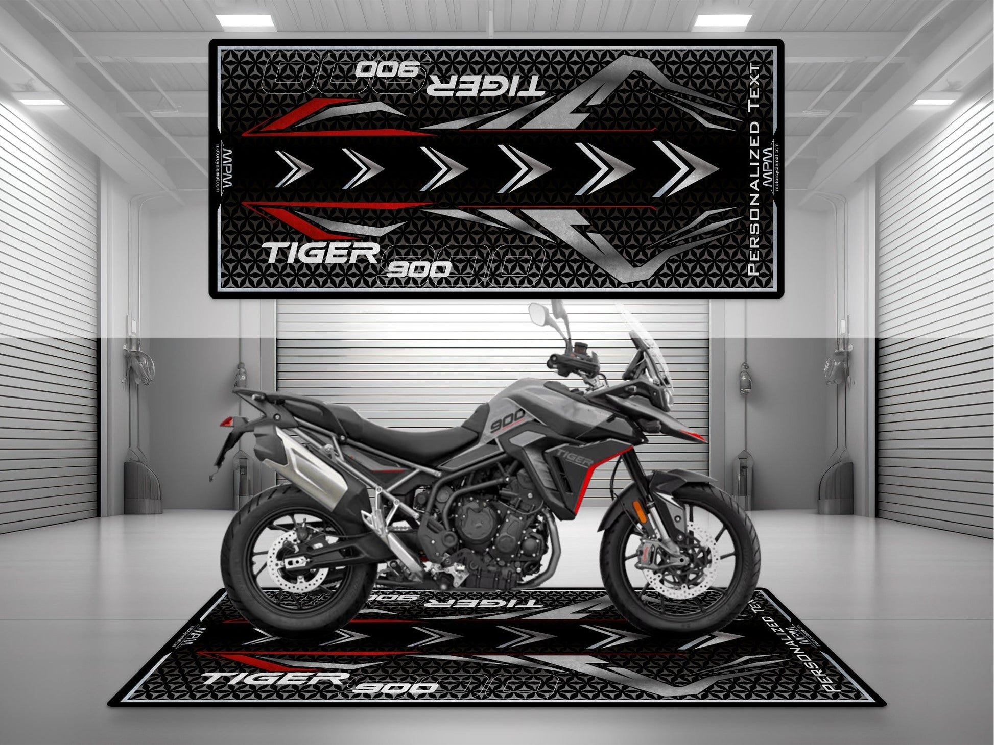 MPM Motorcycle Mat for Tiger 900 - U1302 - Howling Moto