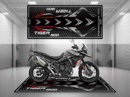 MPM Motorcycle Mat for Tiger 900 - U1302 - Howling Moto
