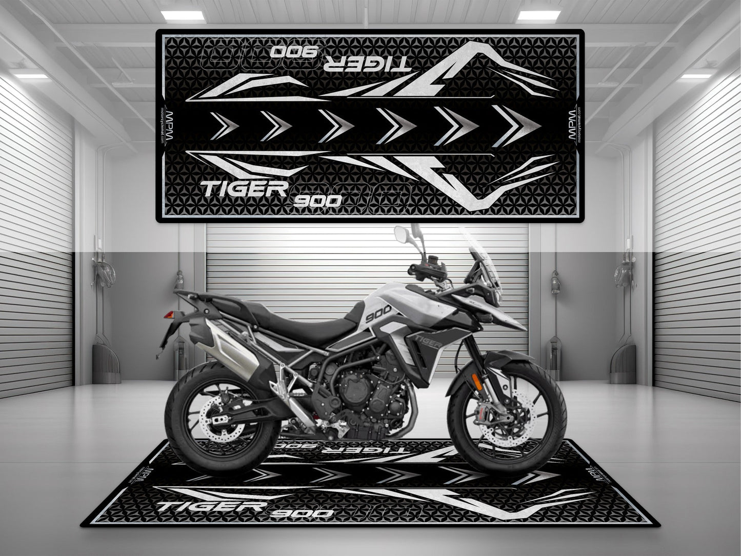 MPM Motorcycle Mat for Tiger 900 - U1302 - Howling Moto