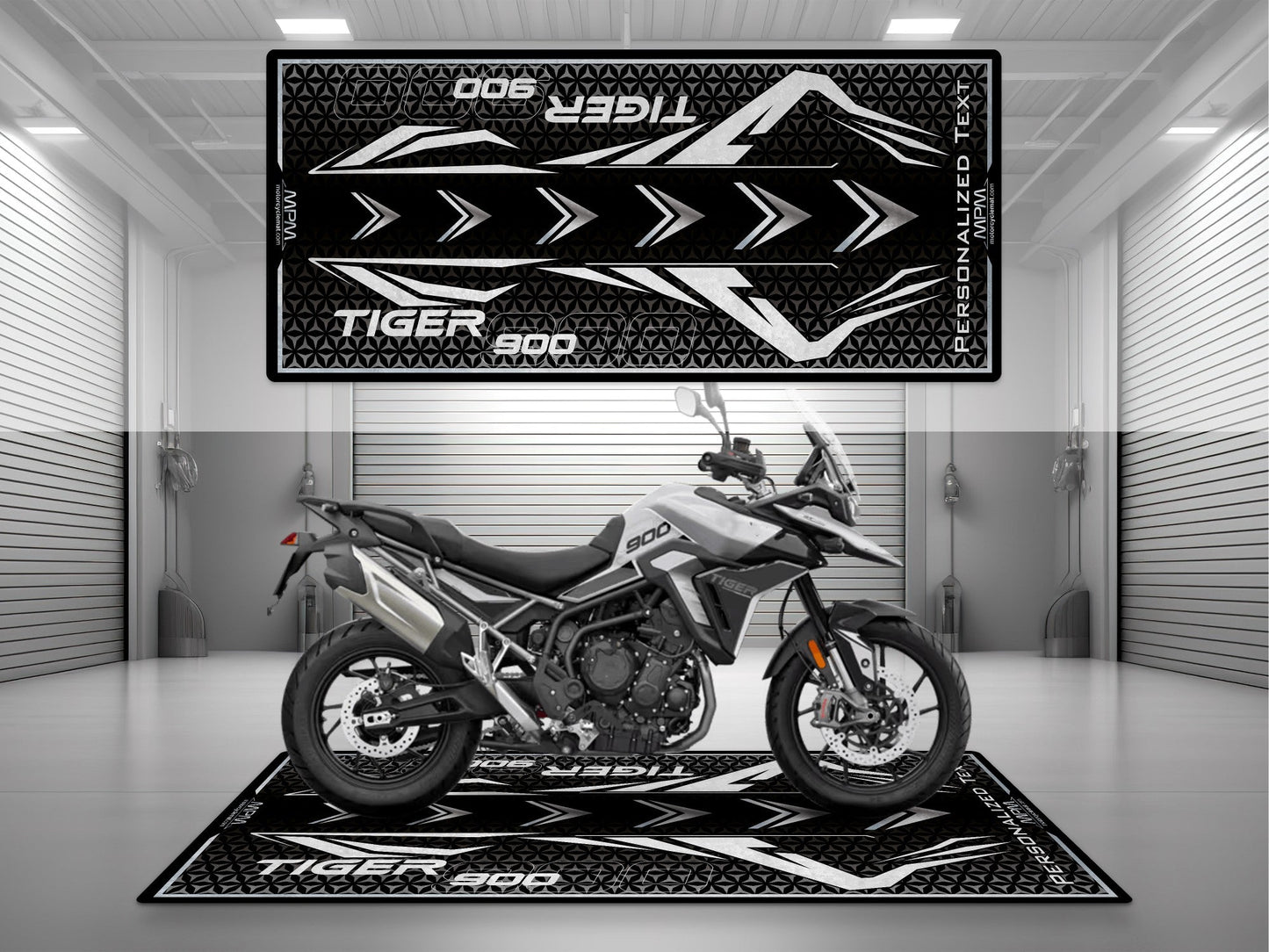 MPM Motorcycle Mat for Tiger 900 - U1302 - Howling Moto