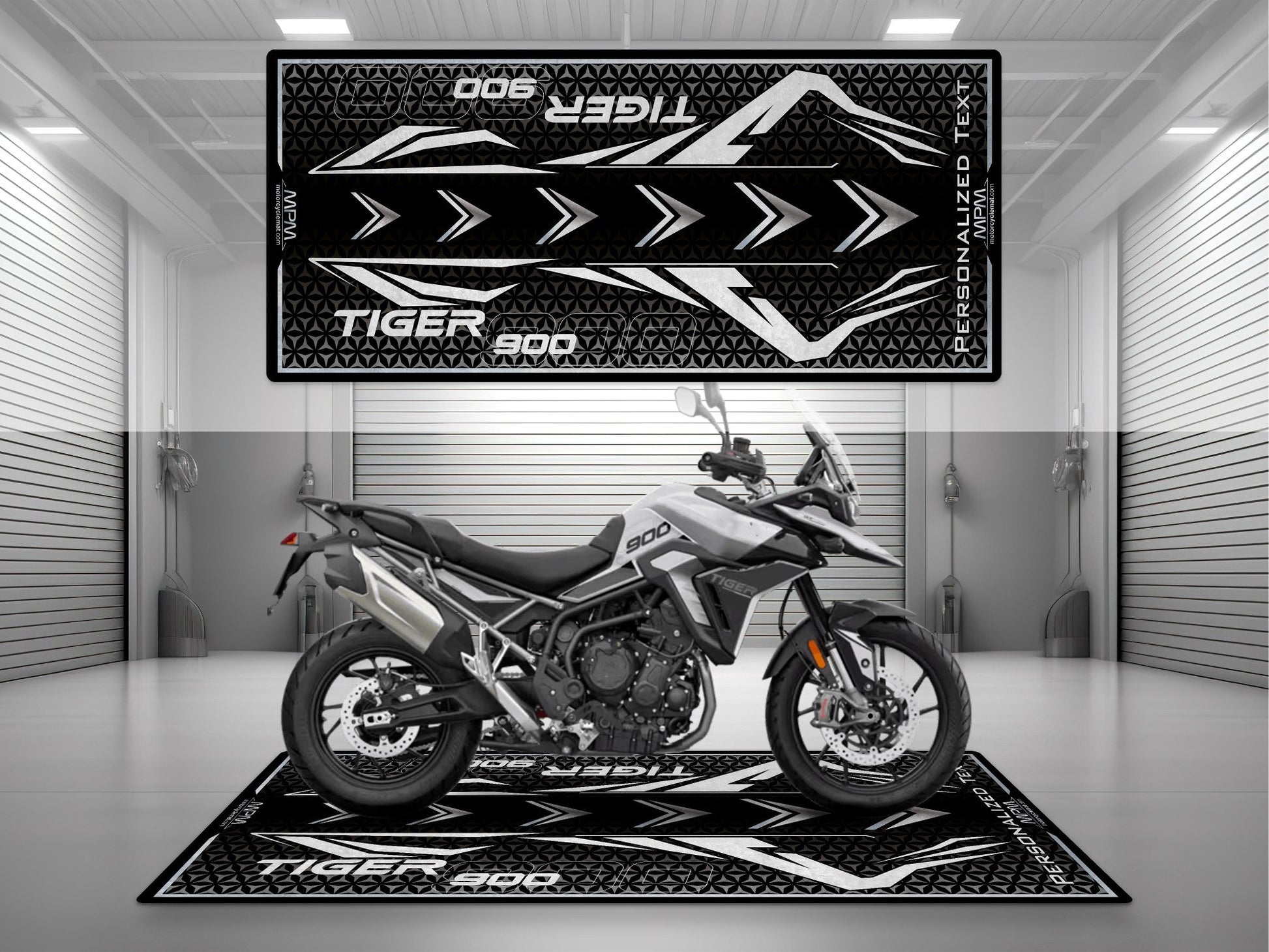 MPM Motorcycle Mat for Tiger 900 - U1302 - Howling Moto