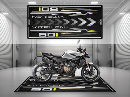 MPM Motorcycle Mat for Husqvarna Vitpilen 801 - MM4225 - Howling Moto