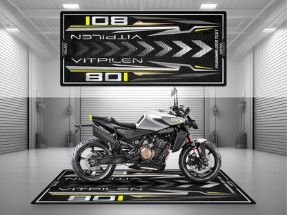 MPM Motorcycle Mat for Husqvarna Vitpilen 801 - MM4225 - Howling Moto