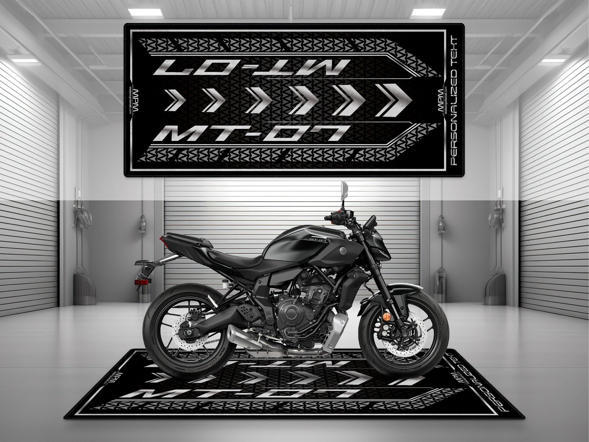 MPM Motorcycle Mat for Yamaha MT-07 - U1401 - Howling Moto