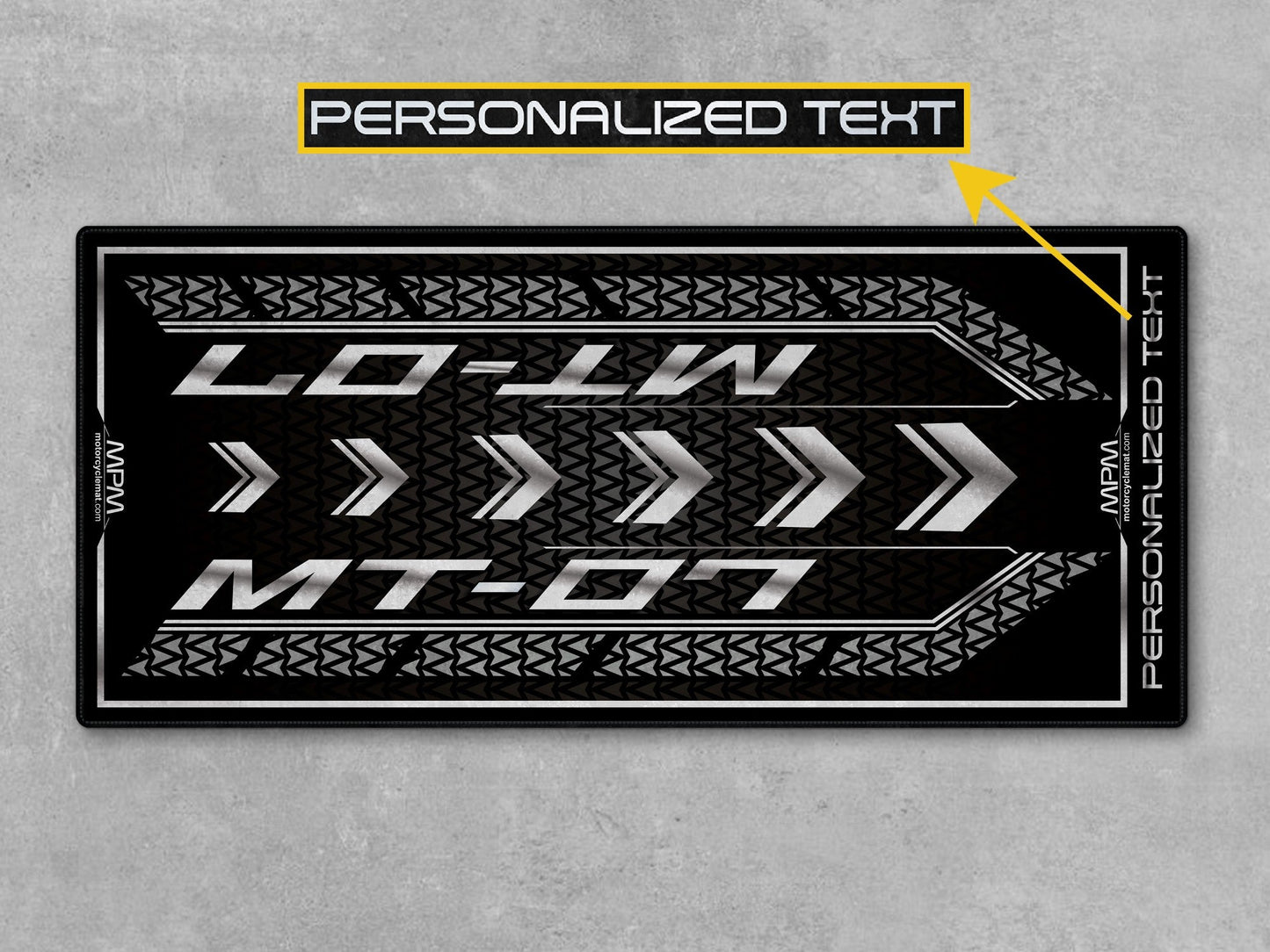 MPM Motorcycle Mat for Yamaha MT-07 - U1401 - Howling Moto