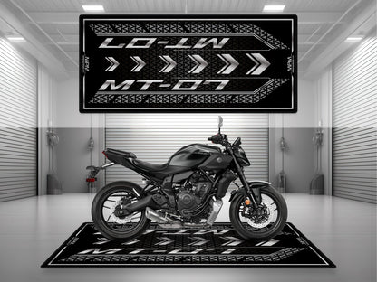 MPM Motorcycle Mat for Yamaha MT-07 - U1401 - Howling Moto