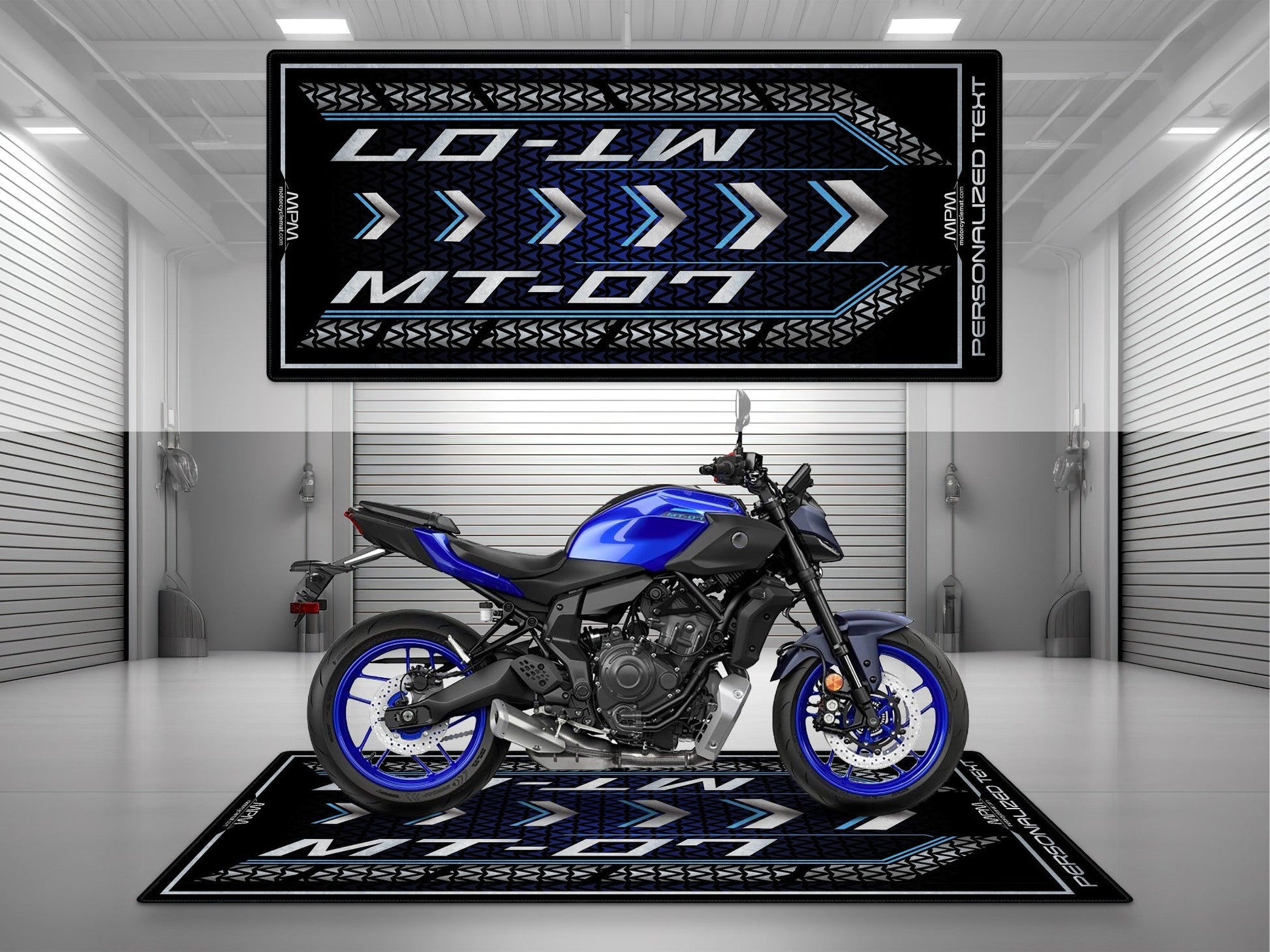 MPM Motorcycle Mat for Yamaha MT-07 - U1401 - Howling Moto