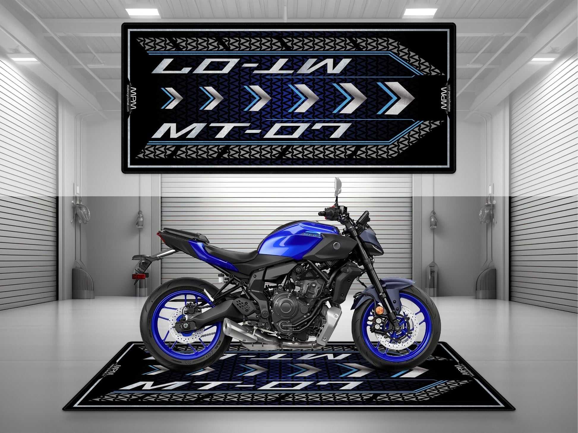 MPM Motorcycle Mat for Yamaha MT-07 - U1401 - Howling Moto