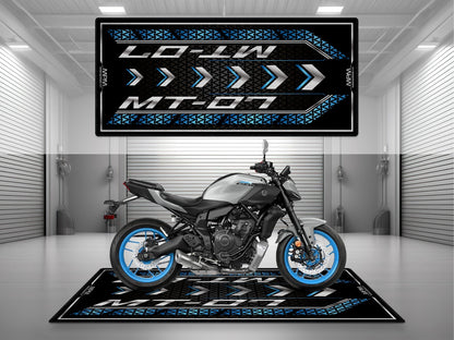 MPM Motorcycle Mat for Yamaha MT-07 - U1401 - Howling Moto