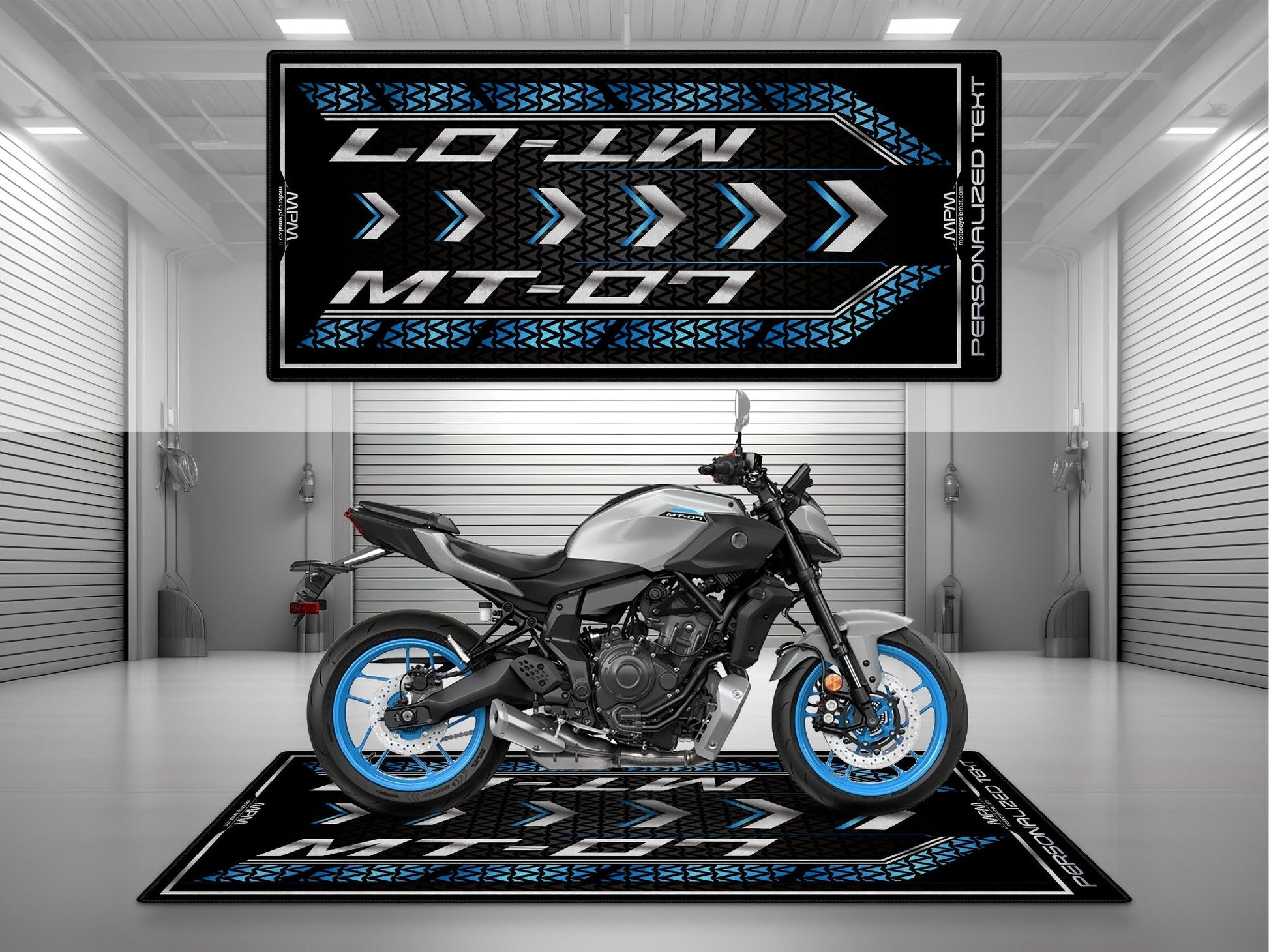 MPM Motorcycle Mat for Yamaha MT-07 - U1401 - Howling Moto
