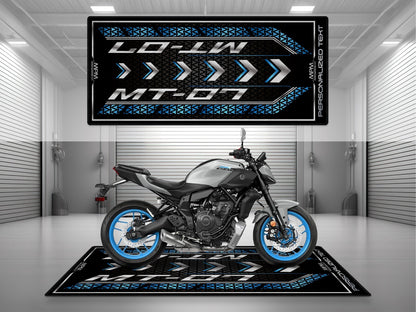 MPM Motorcycle Mat for Yamaha MT-07 - U1401 - Howling Moto